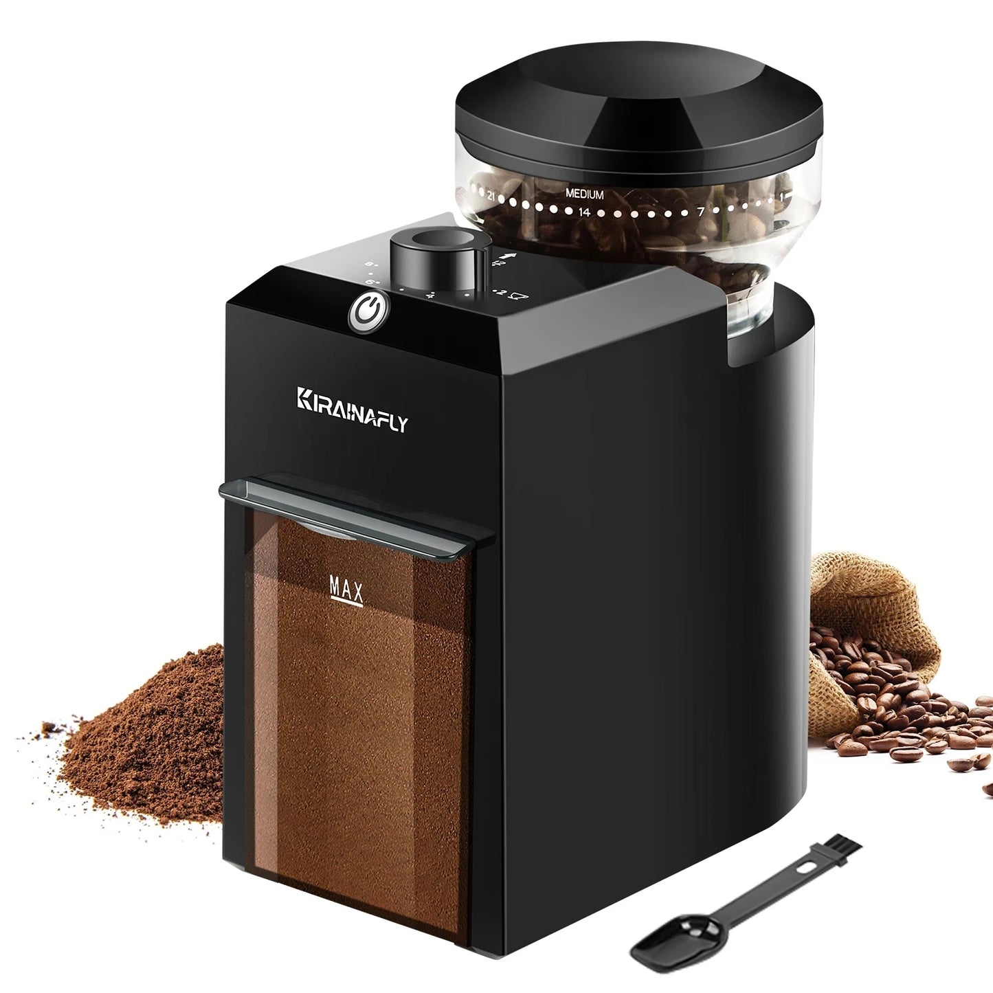 Automatic Burr Mill Coffee Grinder Electric Coffee Bean
