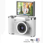 4K Digital Camera CCD 180° Flip Screen Selfie Camera