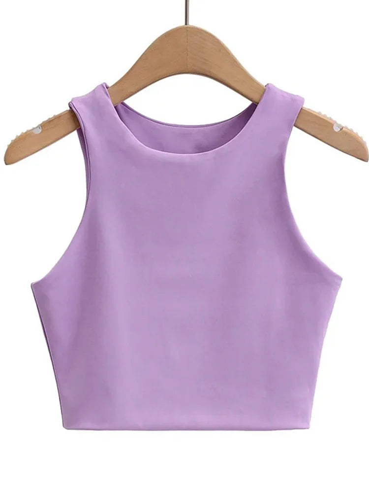 2023 Summer Fashion Women Sexy Slim Tops O-neck