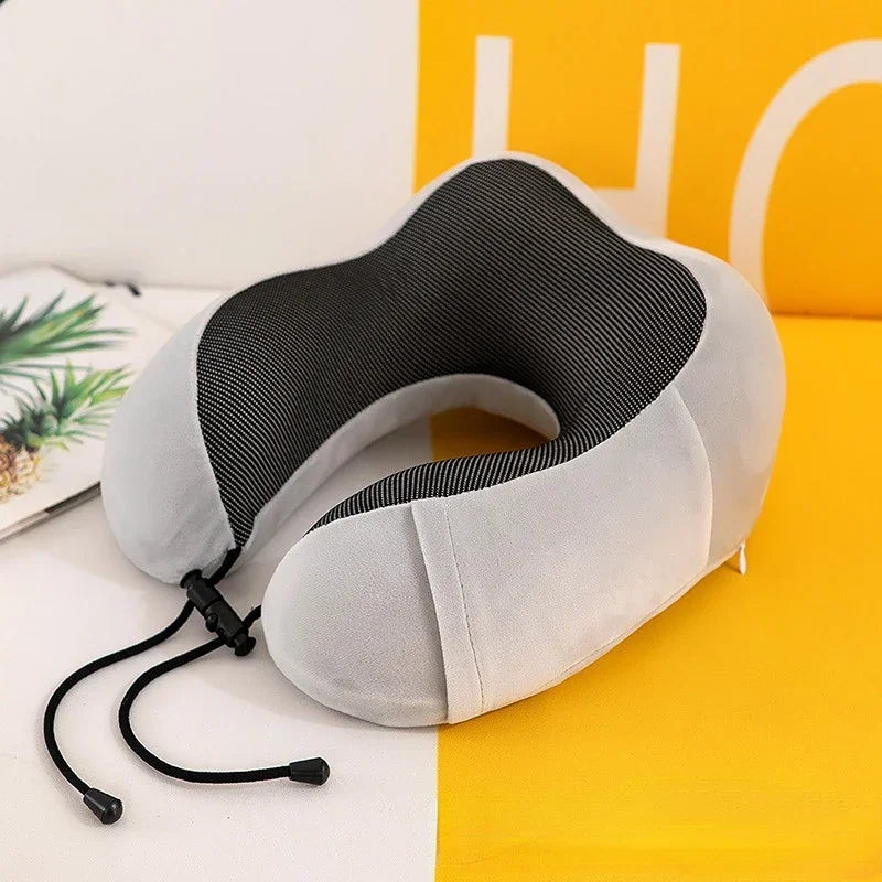 U Shaped Memory Foam Neck Pillows Soft Travel Pillow