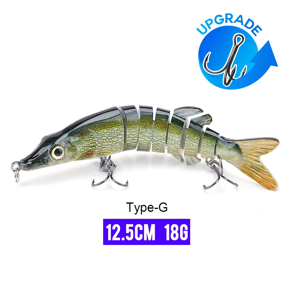 VTAVTA 10/14cm Sinking Wobblers Fishing Lures Jointed