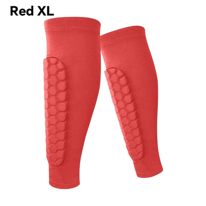1Pcs Football Shin Guard Socks Sleeves with Foam Calf Compression