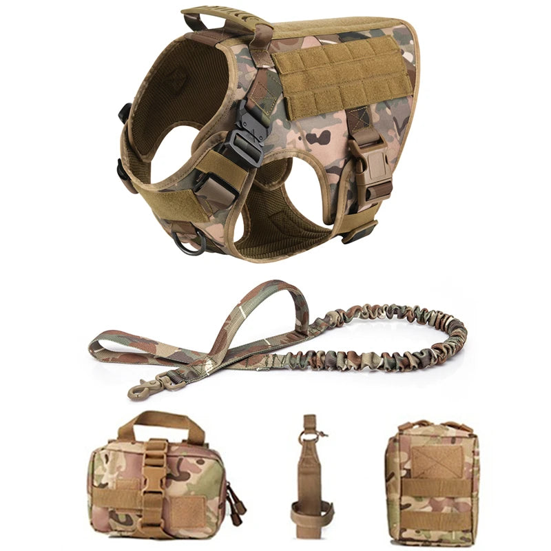 Tactical Military Vest Pet German Shepherd Golden Retriever