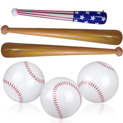 Inflatable Baseball Baseball Bat Inflate Beach Baseball Sport Baseball
