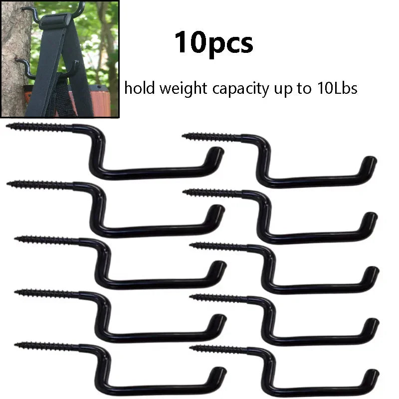 Screw in Tree Climbing Steps 4 Inch Non-Slip Rolling