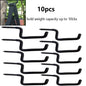 Screw in Tree Climbing Steps 4 Inch Non-Slip Rolling