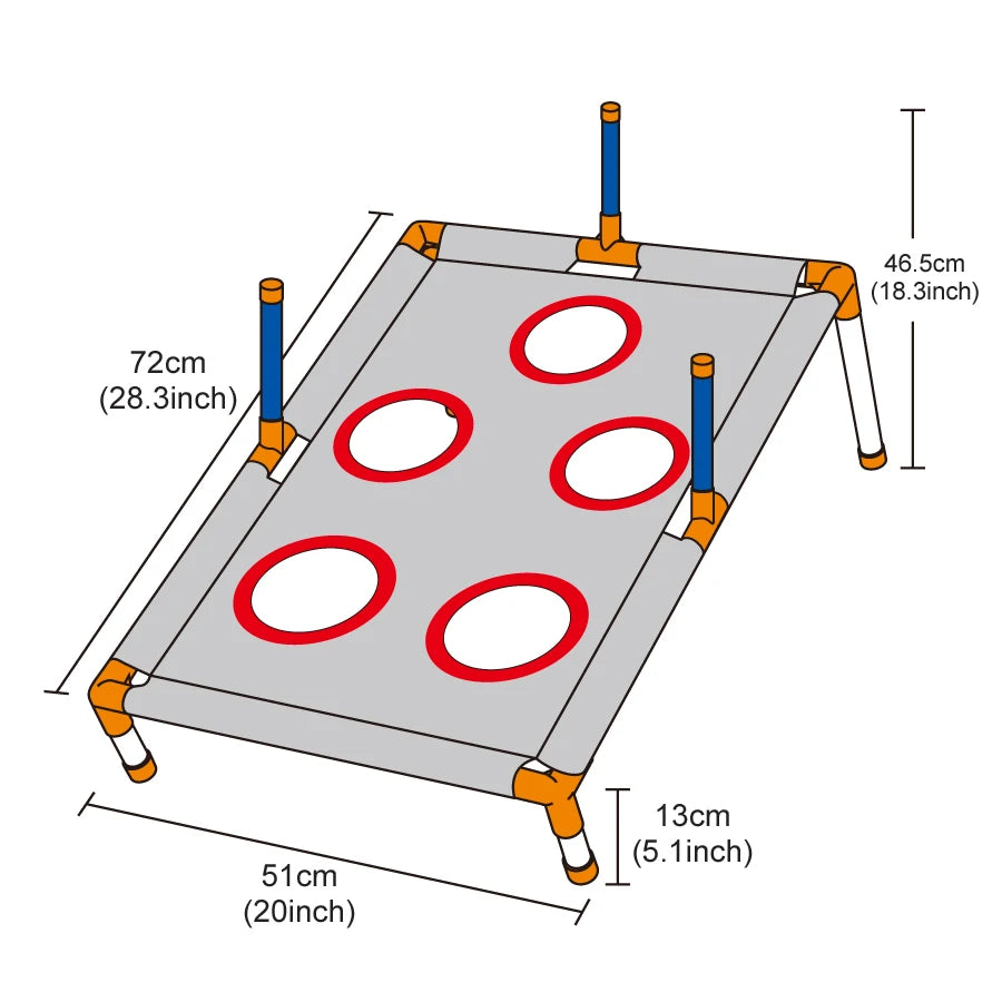 2-in-1 Funny Play Bean Bags Toy Game