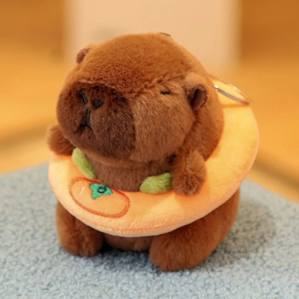 Cute Capybara Plush Toy Hoodie with Wings Simulation Doll