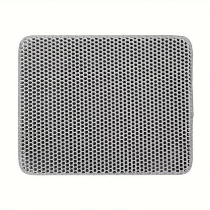 1Pc Large Size Cat Litter Mat-Advanced Honeycomb Double Layer