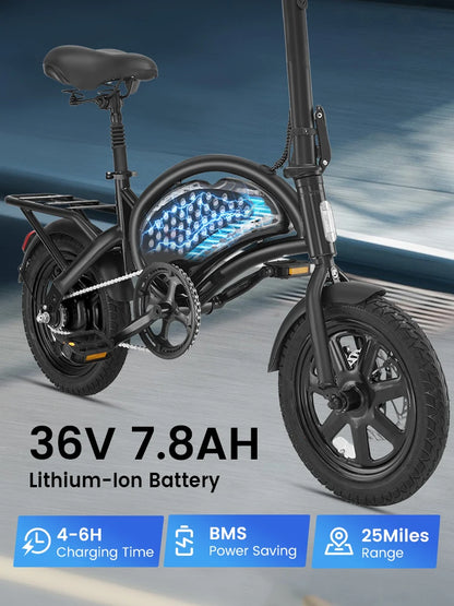 DYU D3F-MINI Electric Bicycle Peak 500W Motor