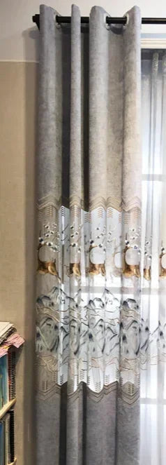 Luxury Elegant Decorative Curtains For Bedroom Europe