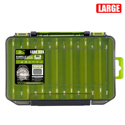 SAMOLLA Double-Sided Compact Tackle Box -