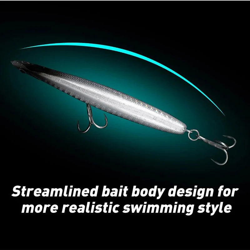 4pcs/set Fishing Lure Pencil Sinking 10cm 24g Bass Fishing