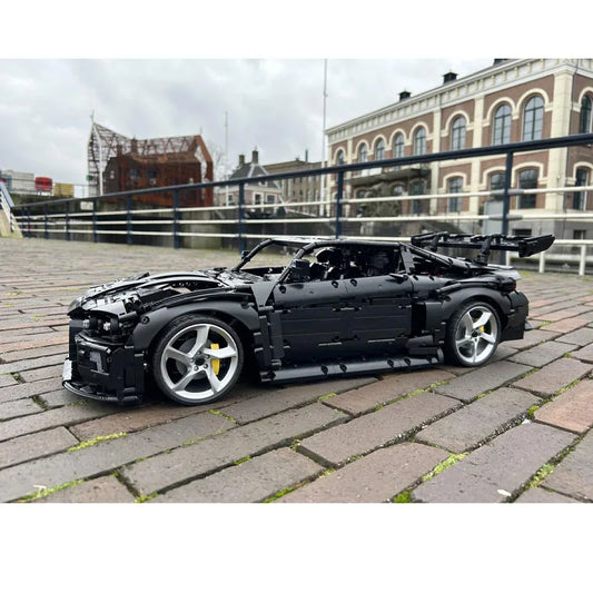 MOC-161785 Black M4 GT3 Super Sports Car Racing Block