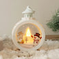 Christmas decorations retro night lights luminous gifts window