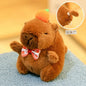 Cute Capybara Plush Toy Hoodie with Wings Simulation Doll