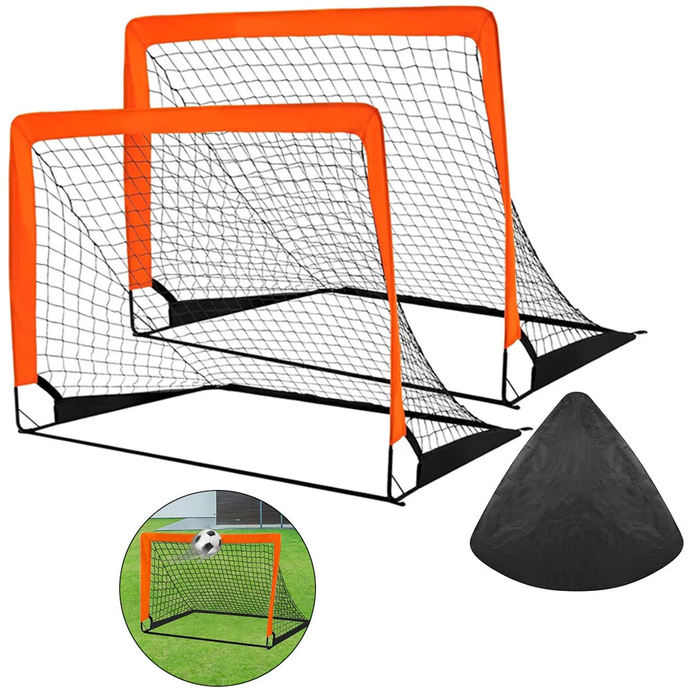 2pcs Soccer Goals for Backyard Set