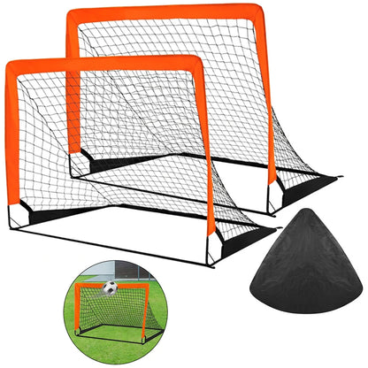 2pcs Soccer Goals for Backyard Set