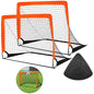 2pcs Soccer Goals for Backyard Set