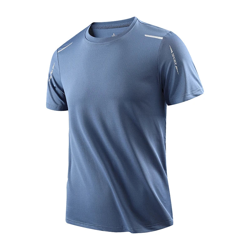 CHRLCK Men's Running Quick Drying T-shirts Breathable
