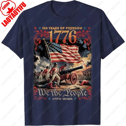 250 Years of Freedom Retro USA Flag Since 1776 2026