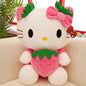 Kawaii Sanrio Hello Kitty Plush Stuffed Toy Strawberry KT Cat Pillow