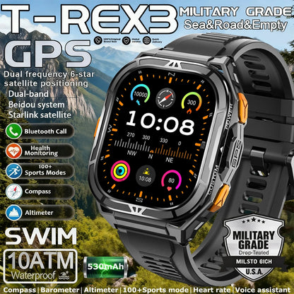 2025 New GPS Track Smart Watch Men