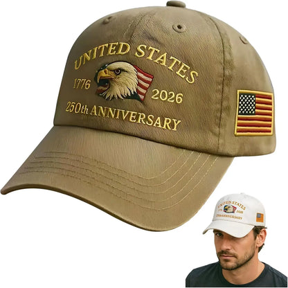 United States 250th Anniversary Baseball Cap - Eagle
