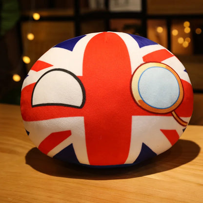 Hot  10/30/50cm Polandball Country Ball Toy Plush Pendant Plush Doll
