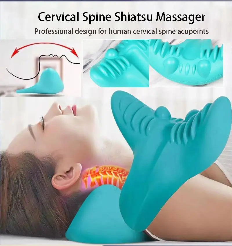 Neck Shoulder Stretcher Relaxer Cervical Chiropractic Traction