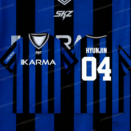 Kpop Stay Karma Album Fans TShirt Felix Bangchan Hyunjin Streetwear