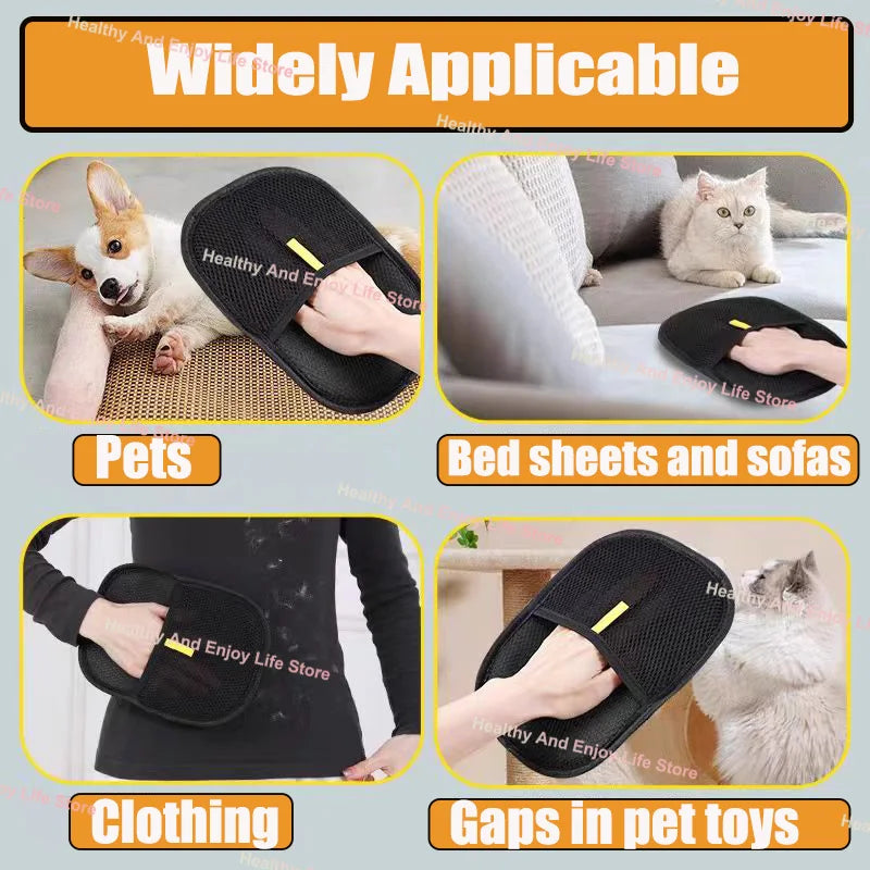 Pet Hair Cleaning And Collection Gloves Pet Double-sided