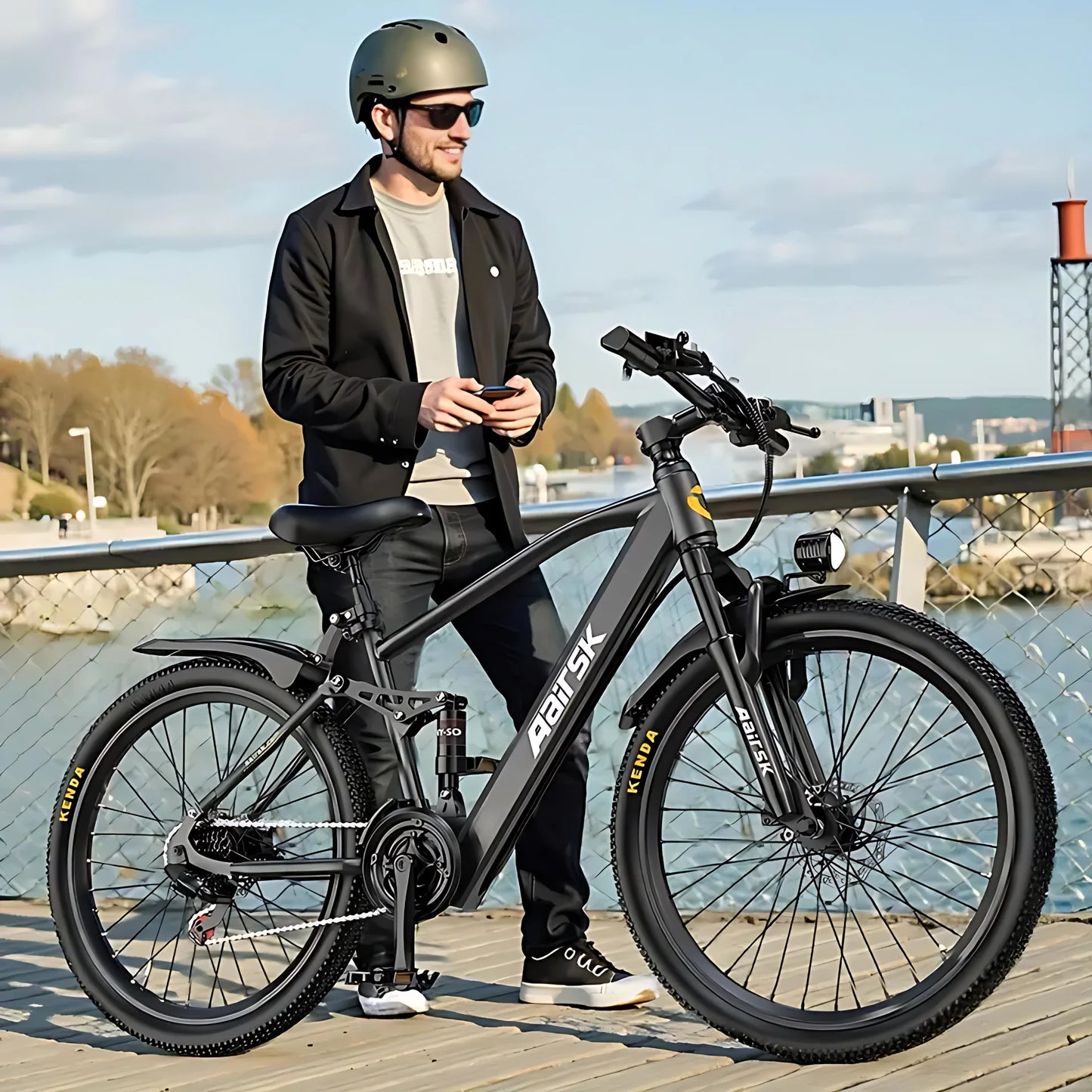 26'' Electric Bike for Adults,750W Peak Motor Mountain