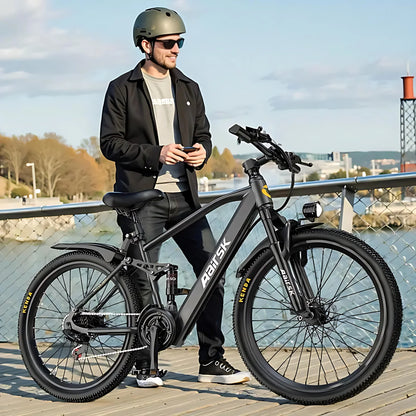 26'' Electric Bike for Adults,750W Peak Motor Mountain