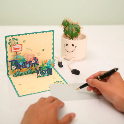 Thanksgiving Day Gift Card 3D Pop Up Give Thanks