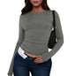 Women Fashion Casual Long Sleeve T Shirt