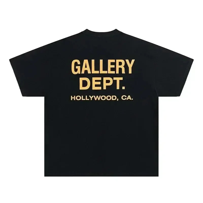 Vintage High Street T-shirt Gallery Printed Shirt Fashion Letter Printed