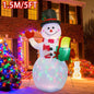 1pc Christmas Decoration Inflatable Toy Gift Snowman 