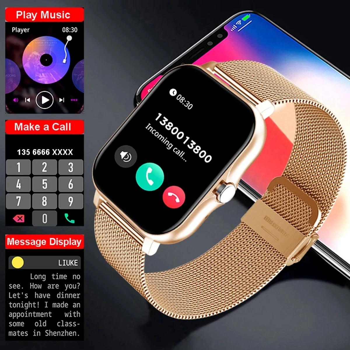 2025 Smart Watch 2.01‘’ Full Touch