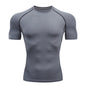 Men Compression Running T Shirt Fitness