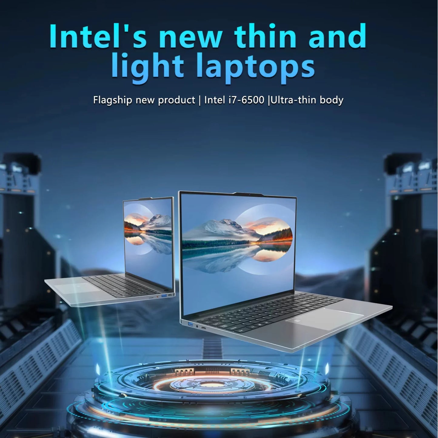 15.6" Ultra Slim Intel Core i7 6500U Laptop Computer