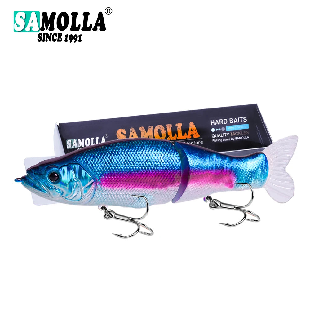 Slow Sinking SwimBaits Fishing Lures 30G Whopper Vibration Soft Tail Or Pike And Bass Hard Baits Isca Artificiall Accessories