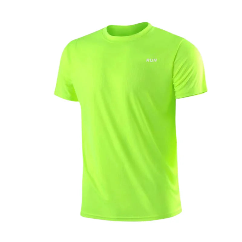 Men's Quick Dry Short Sleeve Gym Running Moisture Wicking