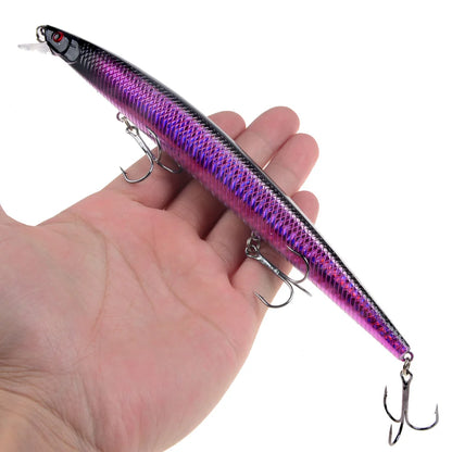 16 Colors 18cm 24g Minnow Fishing Lure Laser Crankbait