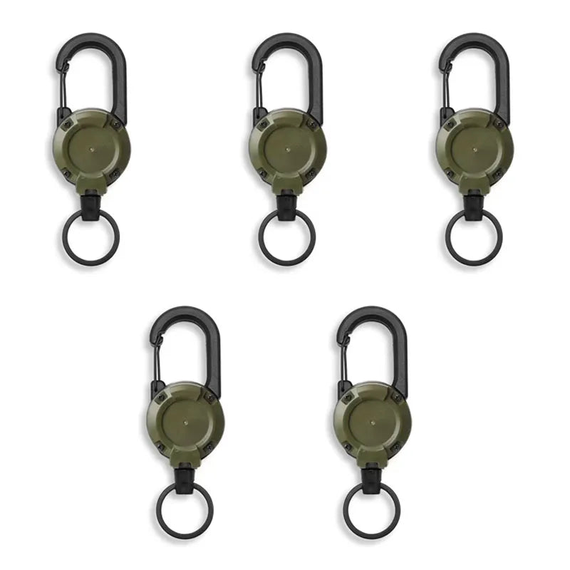 Retractable Heavy Duty Pull Reel Carabiner Strong