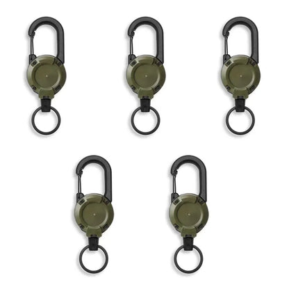 Retractable Heavy Duty Pull Reel Carabiner Strong