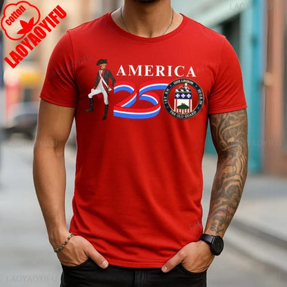 Military Anniversary T-Shirt Veteran 250th Gift Tshirt
