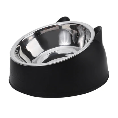 Cat Bowl Lovely Creative Inclined Kitten Puppy Food
