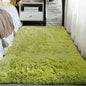 VIKAMA Simple Silk Wool Plush Carpet Bedroom Living Room Bed Blanket