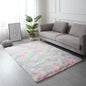 VIKAMA Tie-Dye Plush Carpet Living Room Decoration Soft Fluffy